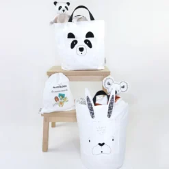 Petit sac à jouet lapin