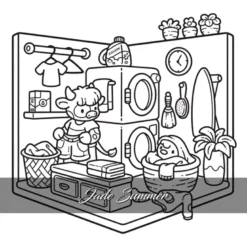 Petits bonheurs cosy Coloriages mignons qui font craquer
