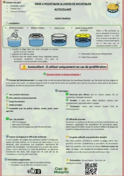 Piège moustiques et larves naturel