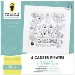 Pirouette cacahouete 4 cadres pirates à