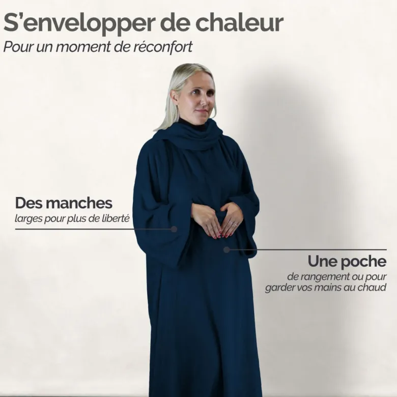 Plaid avec manches - adulte