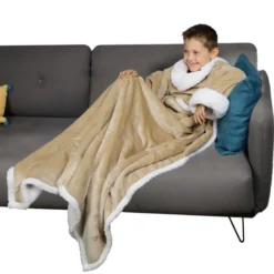 Plaid avec manches - enfant