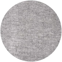 Plaid laine gris ivoire