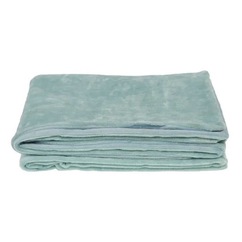Plaid lou bleu glacier 130x170 cm