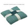 Plaid stonewashed swami blanc 130 x 200…