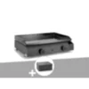 Plancha gaz base 60 acier avec housse - forge adour