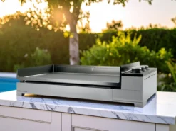 Plancha gaz premium 75 en inox - forge adour