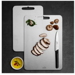 Planche à découper 25 x 36 cm inox lacor 60771