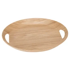 Plateau ovale 46x41 cm naturel