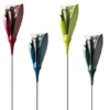 Pluviomètre de jardin design vert anis