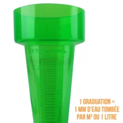 Pluviomètre en plastique