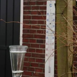 Pluviomètre en zinc et en verre 1.30 m
