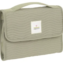 Pochette de change xl coutures à vagues menthe