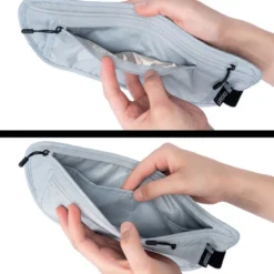 Pochette de sécurité cocoon rfid travel waist wallet grise