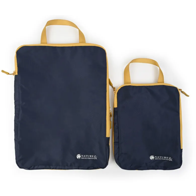 2 pochettes de compression voyage