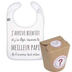 Pochette surprise annonce grossesse papi