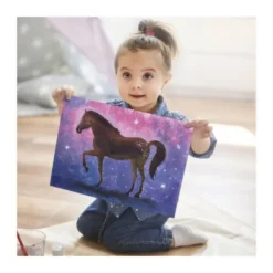 Pochoirs artistiques geants les chevaux