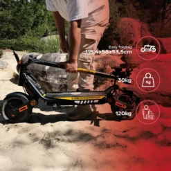 Poids 30kg – double moteur 500w – trottinette électrique