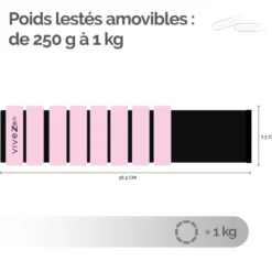 Poids lestés réglables