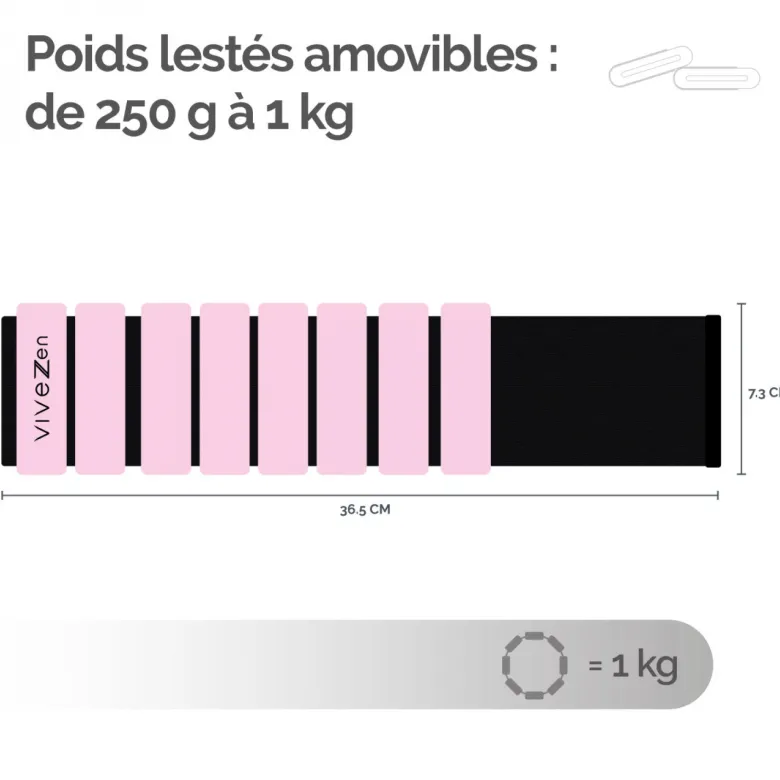 Poids lestés réglables