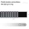 Poids lestés réglables
