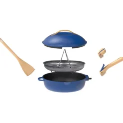 Poêle 8 en 1 La Fabuleuse 24 cm Bleu