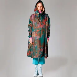 Poncho de pluie recyclé Rainkiss Forêt