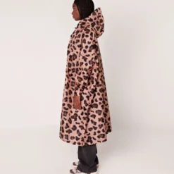 Poncho de pluie recyclé Rainkiss Léopard