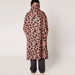 Poncho de pluie recyclé Rainkiss Léopard