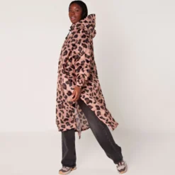 Poncho de pluie recyclé Rainkiss Léopard
