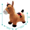 Poney sauteur gonflable avec housse
