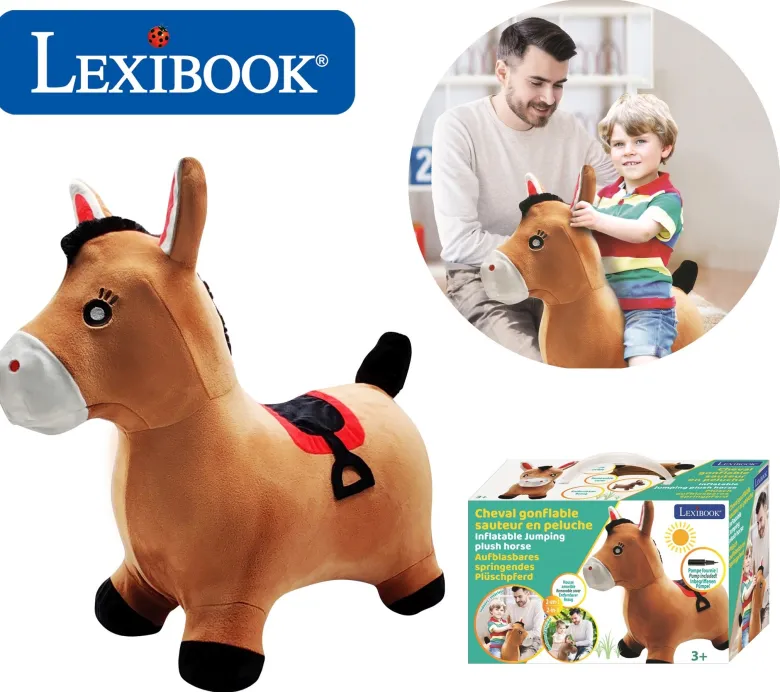 Poney sauteur gonflable avec housse