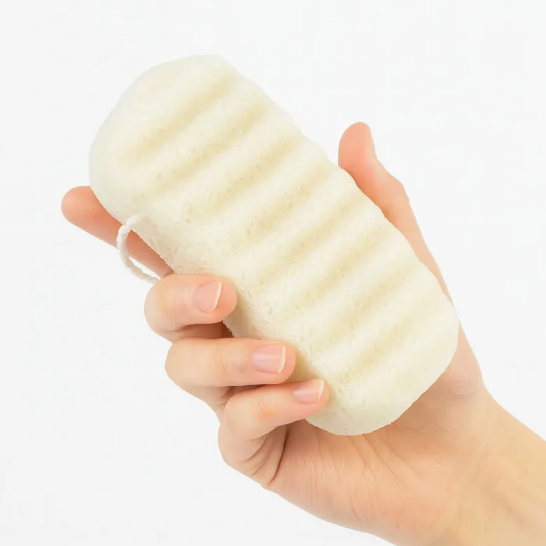 Éponge konjac argile verte pour le corps