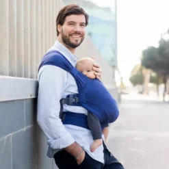 Porte-bébé hybride boba bliss bleu