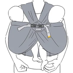 Porte bébé pour jumeaux twin mesh