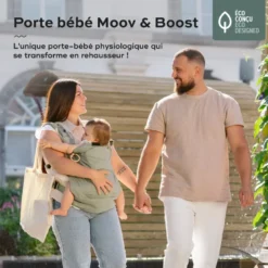 Porte-bébé évolutif moov & boost vert Vert