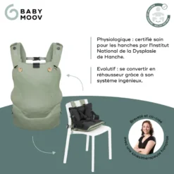 Porte-bébé évolutif moov & boost vert Vert