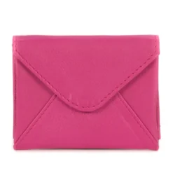 Porte-cartes cuir nino fushia