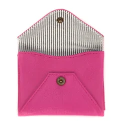 Porte-cartes cuir nino fushia