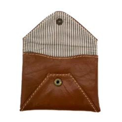 Porte-cartes cuir nino havane