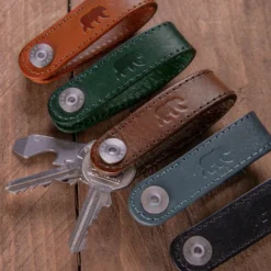 Porte clés loop vert bouteille