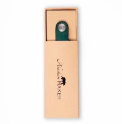 Porte clés loop vert bouteille