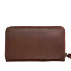 Portefeuille cuir ami café