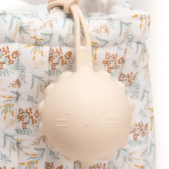 Porte tétine beige