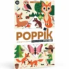 Poster en stickers - forêt - 3-8 ans
