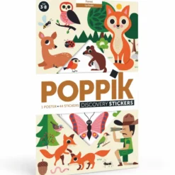 Poster en stickers - forêt - 3-8 ans