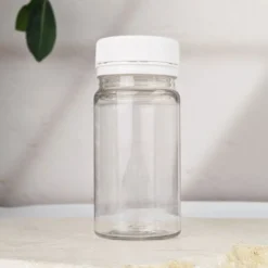 Pot pilulier mont blanc transparent - 75
