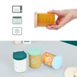 6 pots de conservation en verre isybowls