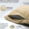 Pouf d'intérieur - beige