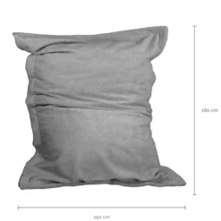 Pouf d'intérieur xxl - gris clair